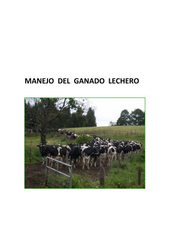 MANEJO DEL GANADO LECHERO - Infolactea