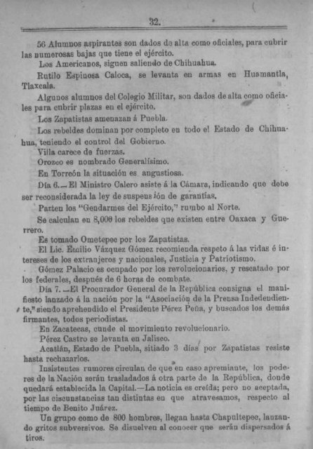 La Revolución de 1912. Pascual Orozco en el Norte ... - Bicentenario