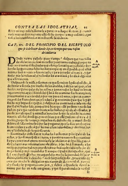 Carta pastoral de exortacion e intruccion contra las ... - Idolatrica.com