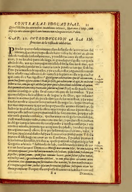 Carta pastoral de exortacion e intruccion contra las ... - Idolatrica.com