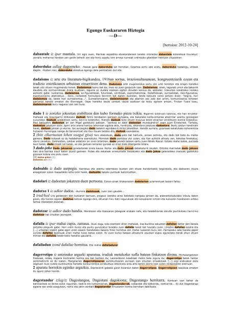 Desestekatu Desesteka D - 