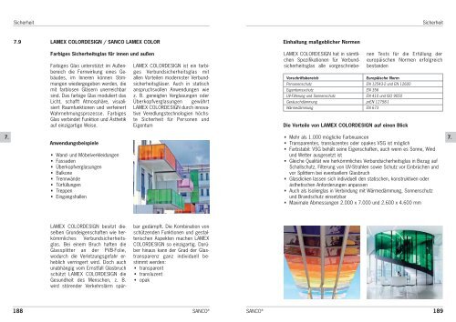 Glashandbuch Sicherheitsglas