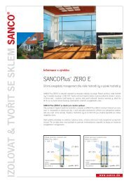 Produktinfo SANCO Plus ZERO E CZ:SANCO PI Plus EN