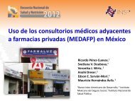 Uso de los consultorios médicos adyacentes a farmacias privadas