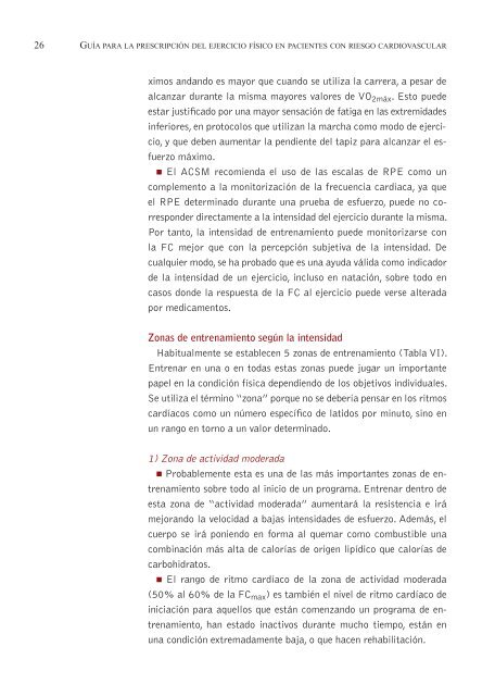 guía para la prescripción de ejercicio físico en ... - Acta Sanitaria