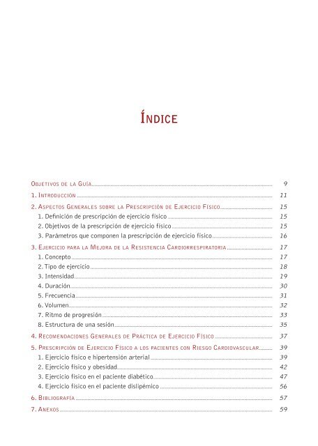 guía para la prescripción de ejercicio físico en ... - Acta Sanitaria