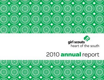 2010 Annual Report - Girl Scouts Heart of the South