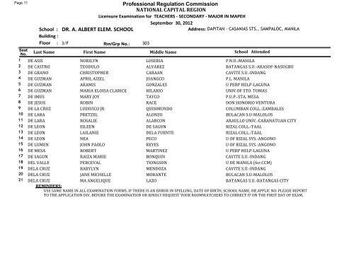 Visual FoxPro - Exam Results