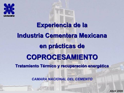 Coprocesamiento en México - CANACEM - Iniciativa Gemi
