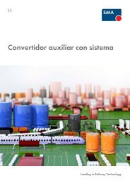 Convertidor auxiliar con sistema - SMA Railway Technology GmbH