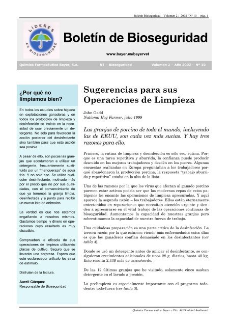 puede descargar este boletin en formato PDF - Bayer