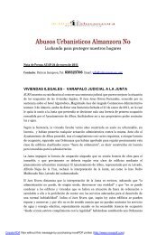 Abusos Urbanísticos Almanzora No - AUAN