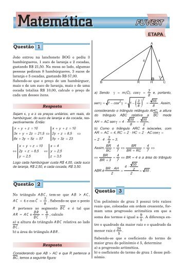 matemática - Oficina do Estudante