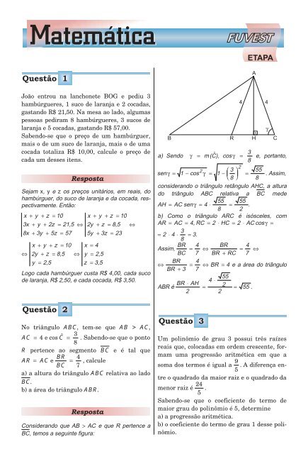 matemática - Oficina do Estudante