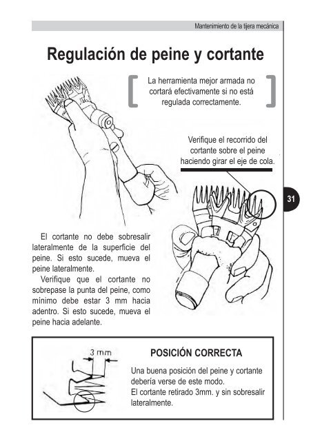 Manual de esquila Tally-Hi con tijera mecánica