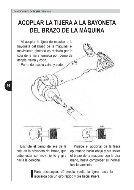 Manual de esquila Tally-Hi con tijera mecánica