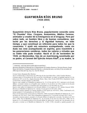 GUAYMIRÁN RÍOS BRUNO - Sindicato Médico del Uruguay
