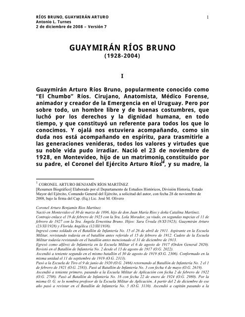 GUAYMIRÁN RÍOS BRUNO - Sindicato Médico del Uruguay