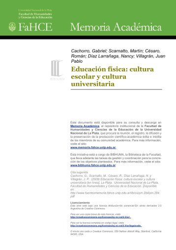 cultura escolar y cultura universitaria - Memoria Académica ...