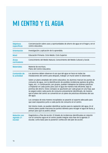 Propuesta didáctica sobre el recurso agua para alumnos - Albacete ...