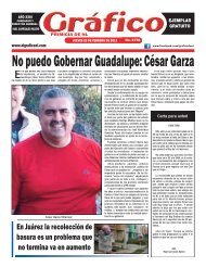 No puedo Gobernar Guadalupe: César Garza - Periodico El Gráfico ...