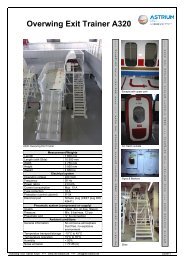 Overwing Exit Trainer A320 - RST Rostock System-Technik