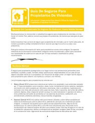 Guia de Seguros para Propietarios de Viviendas - Delaware ...