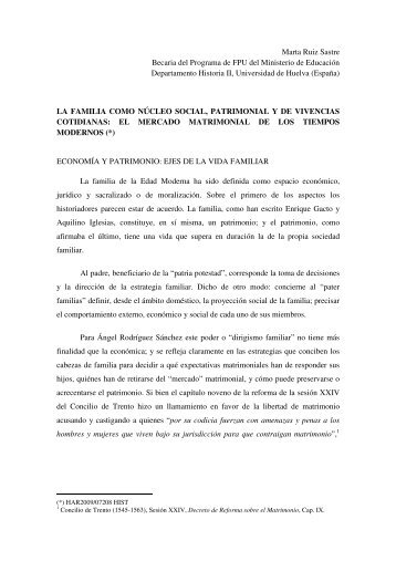 Marta Ruiz Sastre Becaria del Programa de FPU del Ministerio de ...