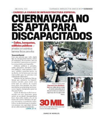 Cuernavaca No Apta Para Discapacitados - Libre acceso