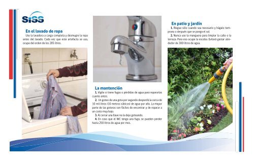 Manual para el consumo responsable de agua potable - Siss