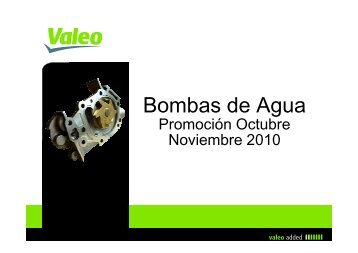 bomba de agua - Valeo