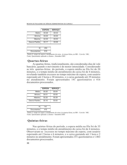 estudo do tempo de espera por atendimento no - Faculdade ...