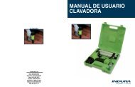 Manual de Usuario Clavadora Engrapadora - Indura