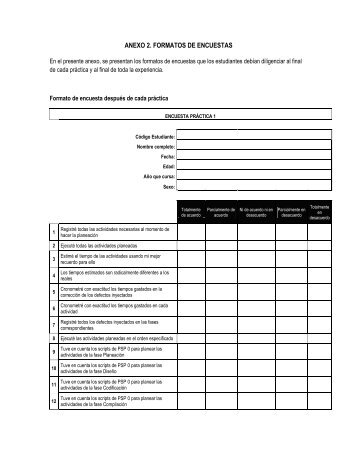 ANEXO 2. FORMATOS DE ENCUESTAS