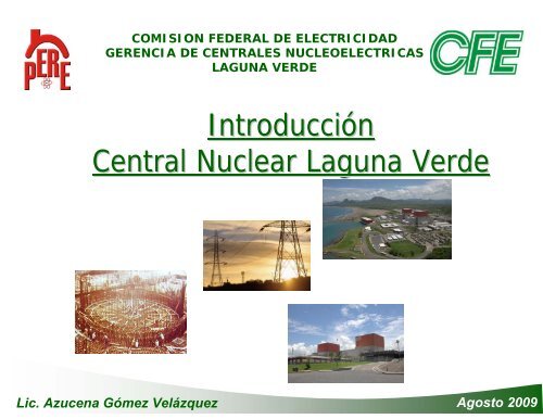 Introducción Central Nuclear Laguna Verde - Cenapred
