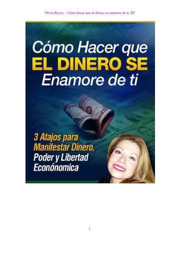 CÓMO HACER QUE EL DINERO SE ENAMORE DE TI