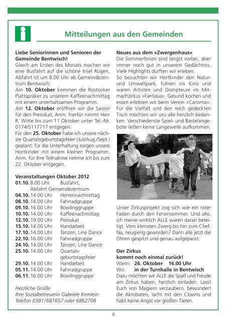 Mitteilungsblatt des Amtes - Amt Rostocker Heide