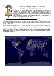 LA ENERGÍA ELÉCTRICA EN MÉXICO Y EN CHIAPAS ...