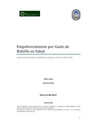 Empobrecimiento por Gasto de Bolsillo en Salud - Consorcio de ...