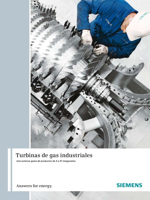turbinas de gas industriales Siemens