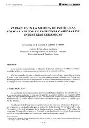 VARIABLES EN LA MEDIDA DE PARTÍCULAS SÓLIDAS ... - Qualicer
