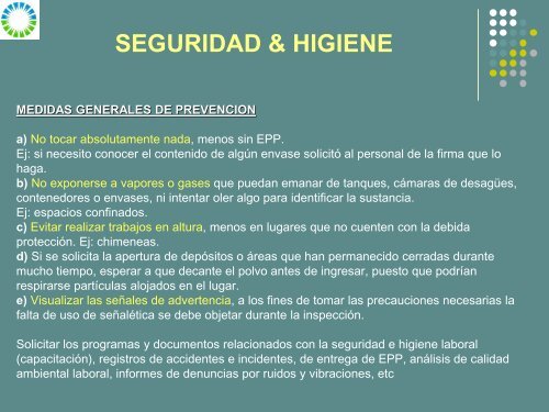 Inspecciones Ambientales - Secretaria de Ambiente y Desarrollo ...