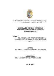 La Universidad Católica de Loja - Universidad Técnica Particular de ...