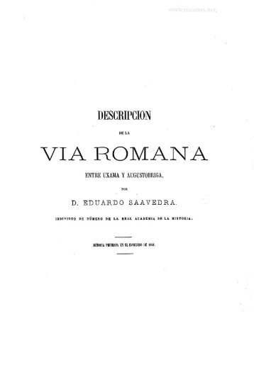 1861 Vía de Uxama a Augustobriga - traianvs