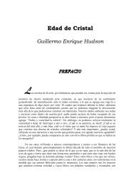 Edad de Cristal Guillermo Enrique Hudson Las - AMPA Severí Torres