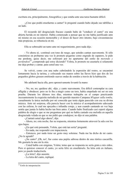 Edad de Cristal Guillermo Enrique Hudson Las - AMPA Severí Torres