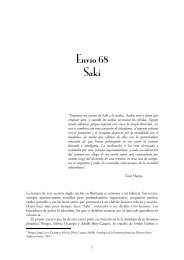 Envío 68 Saki - Escritura Creativa · Clara Obligado