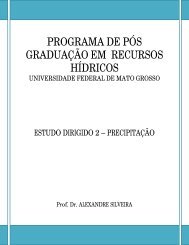 programa de pós graduação em recursos hídricos - Portal da ...