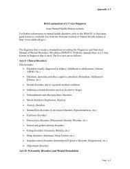 Appendix 4.5 Brief explanation of a 5 Axis Diagnosis from Mental ...