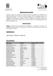 Listado Provisional de Admitidos y Excluidos - Ayuntamiento de ...